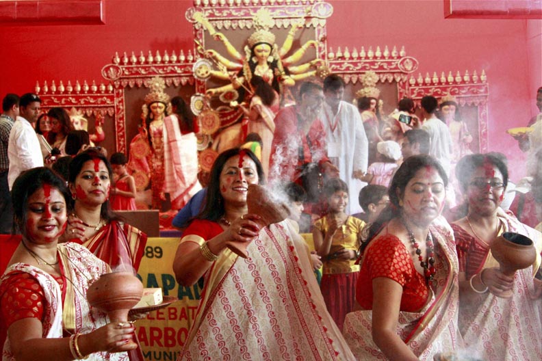 Durga Puja in K R Puram